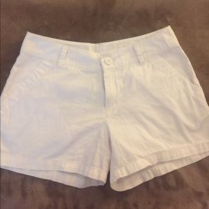 Columbia White Shorts
