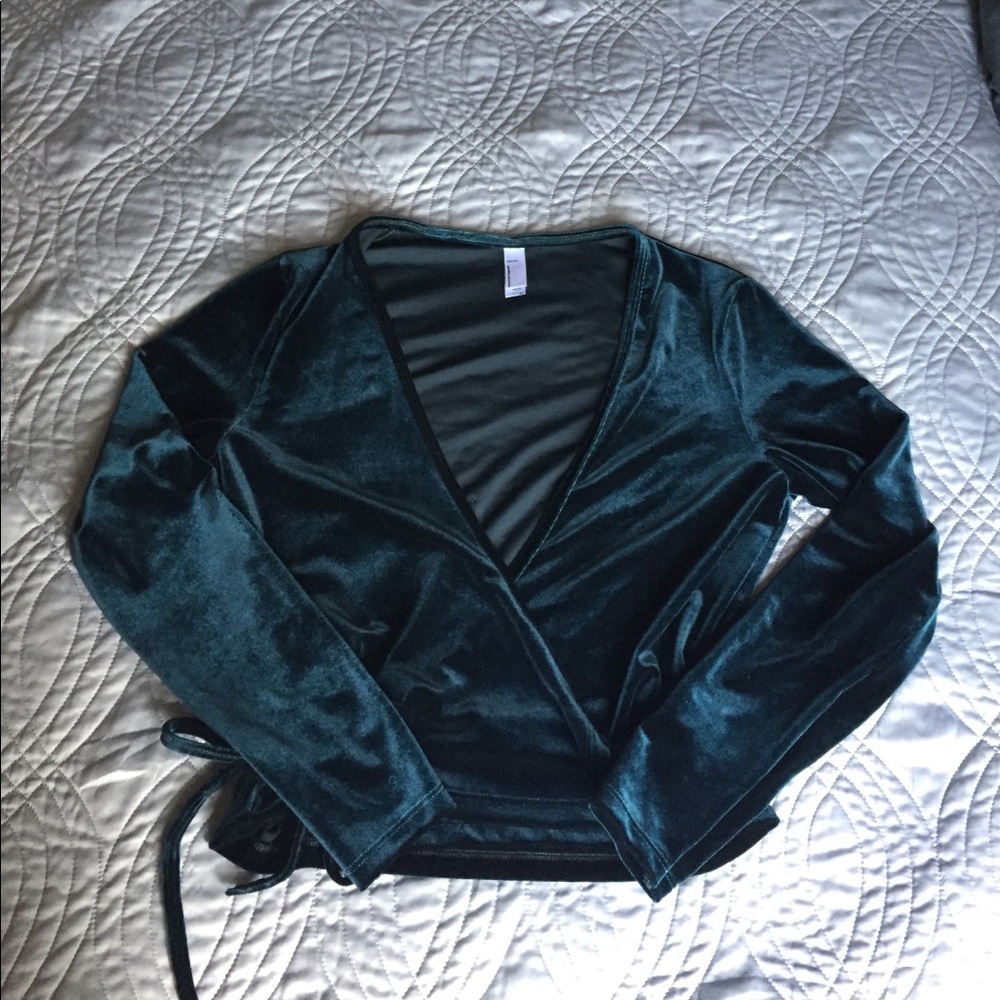 🌟FINAL PRICE🌟 American  apparel wrap top