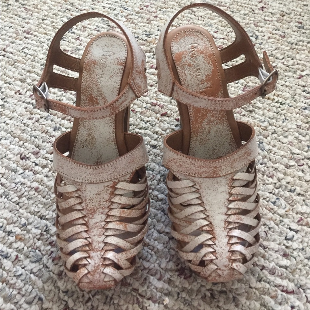 Aztec Wooden Heels