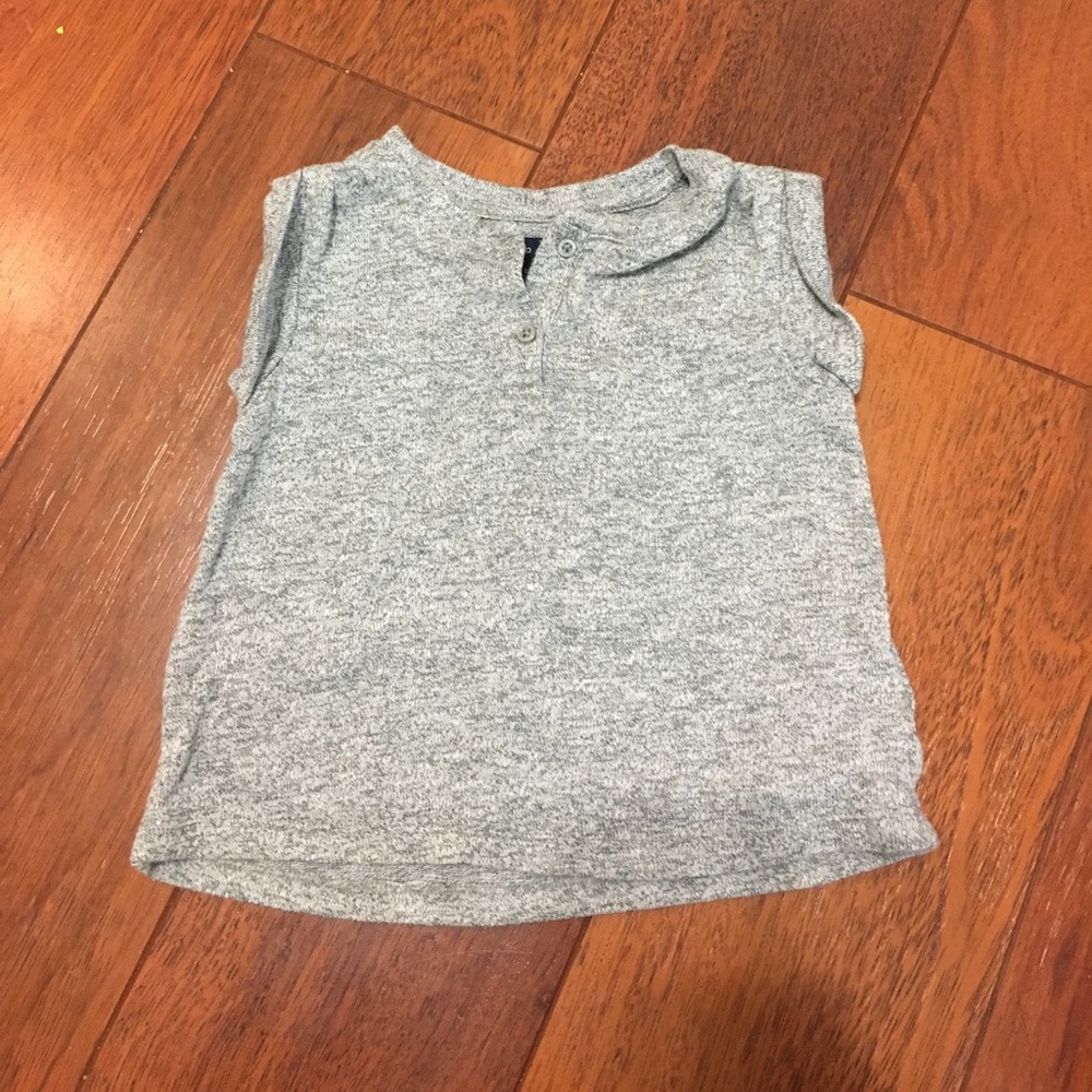 Marled grey tank