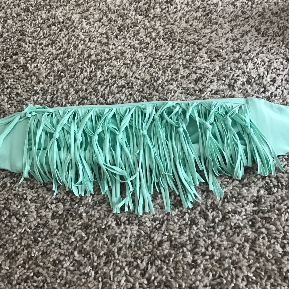 LSPACE small mint green bikini top