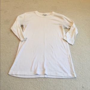 Michael Stars 3/4 length white shirt!