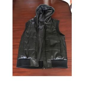 Mark ecko leather vest (medium)