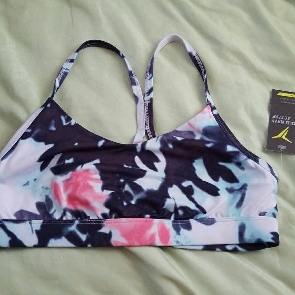 Floral Print Sport Bra