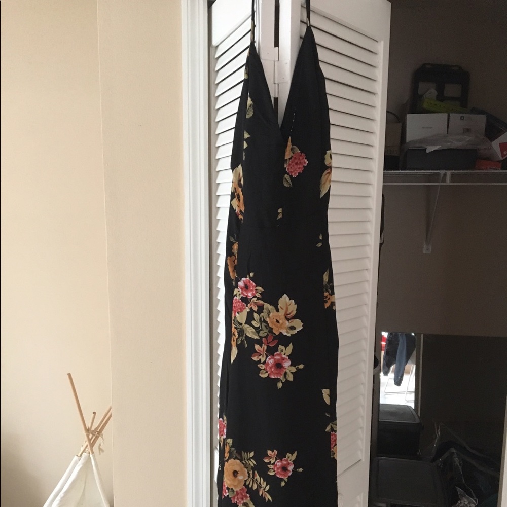 Long floral dress