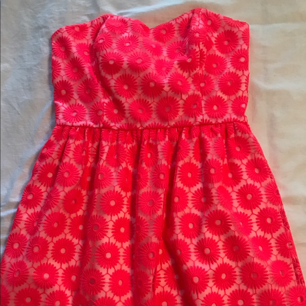 Lilly Pulitzer strapless dress