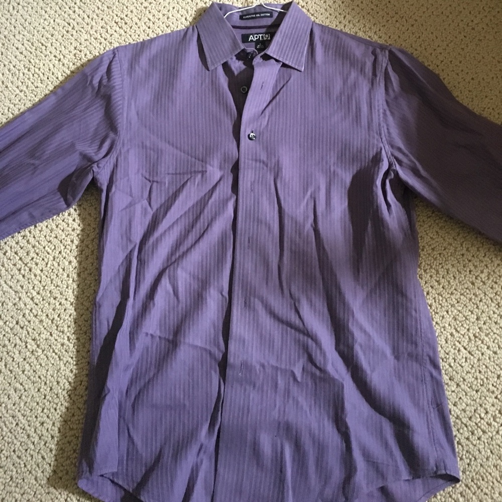 APT.9 purple dress shirt.