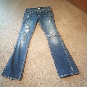 Silver jeans