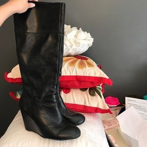 Nine West wedge boots