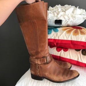 Anne Klein cognac boots
