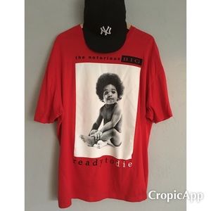 Brooklyn Mint Men's Red And Black T-Shirt Sz S