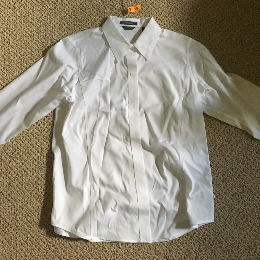 Liz Claiborne kids white dress shirt
