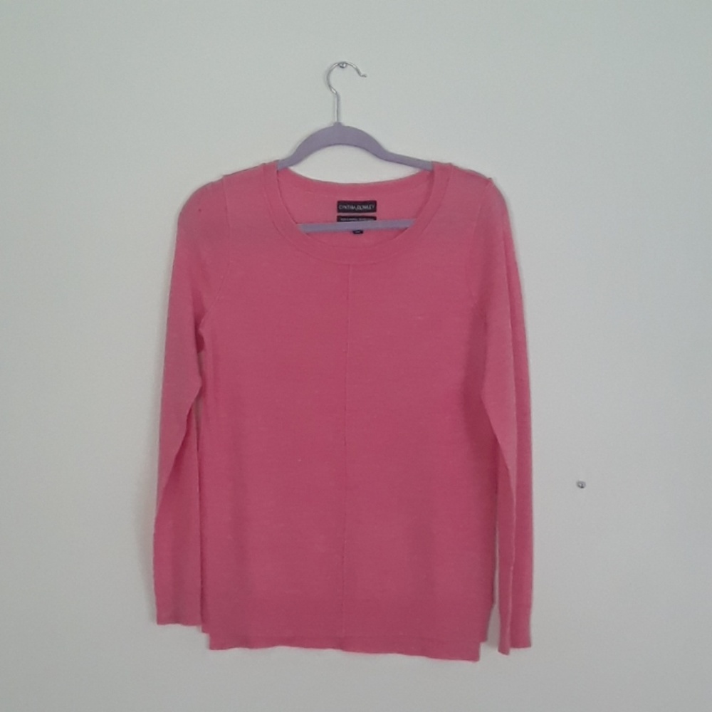 Cynthia Rowley 100% Extrafine Merino Wool Sweater
