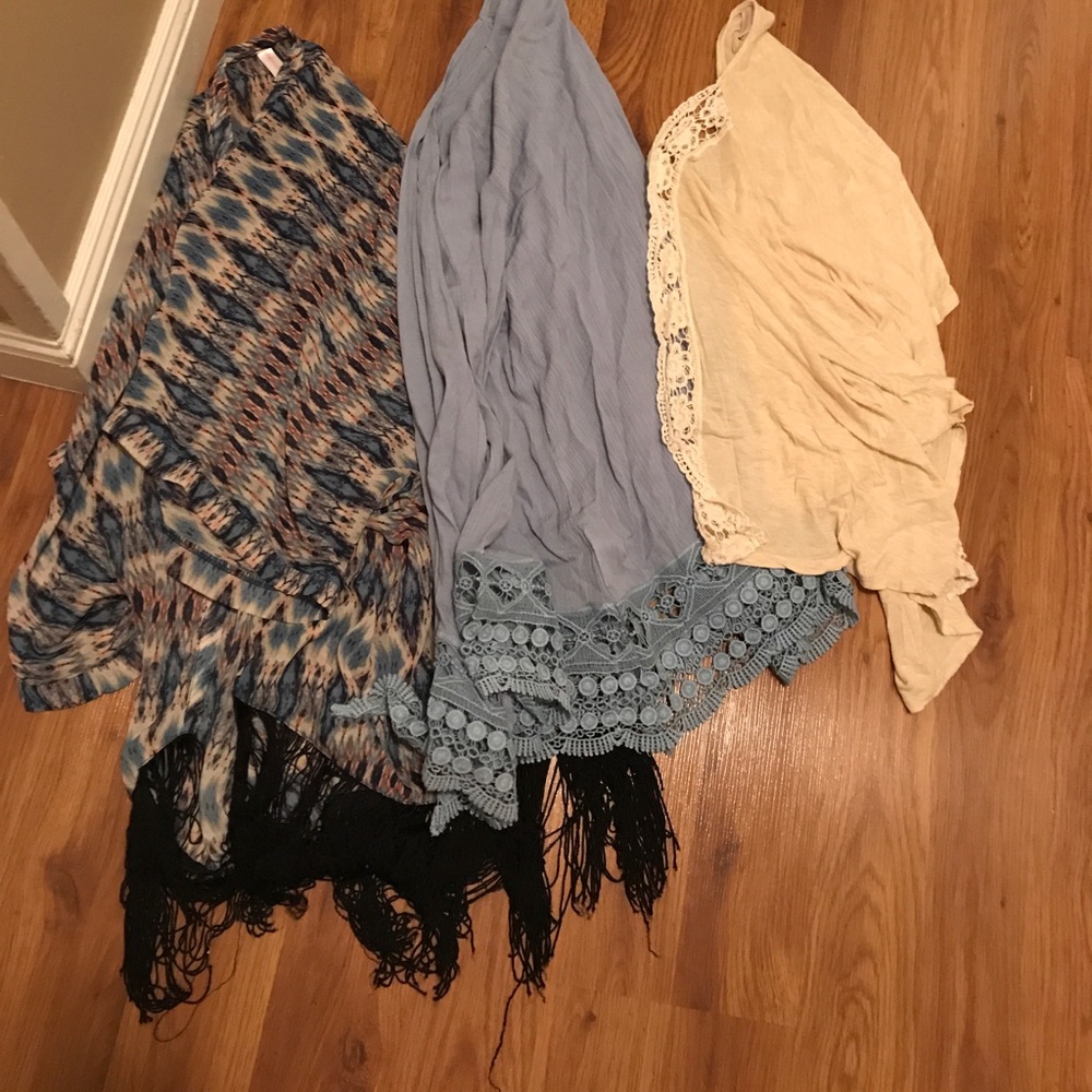 Three kimonos