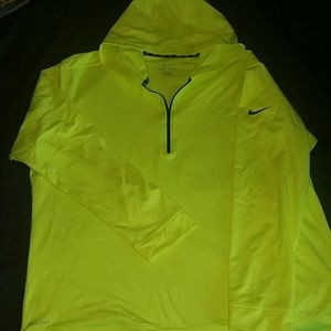 Nike Neon Green/Yellow Dri-Fit Hooded Sweater
