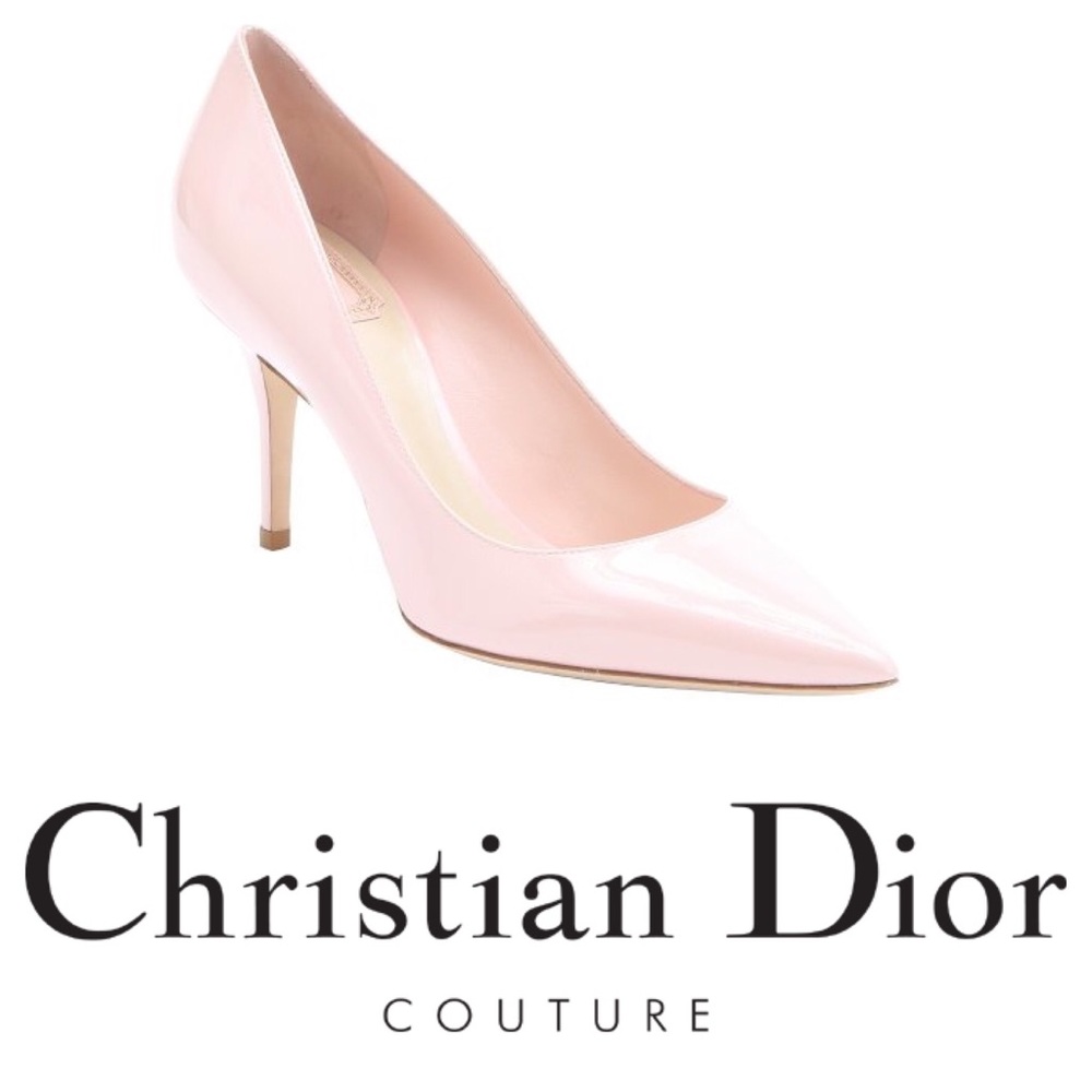 Brand New Christian Dior Rose "Cherie" Heels 7.5