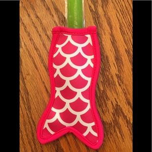 Dark pink popsicle holder