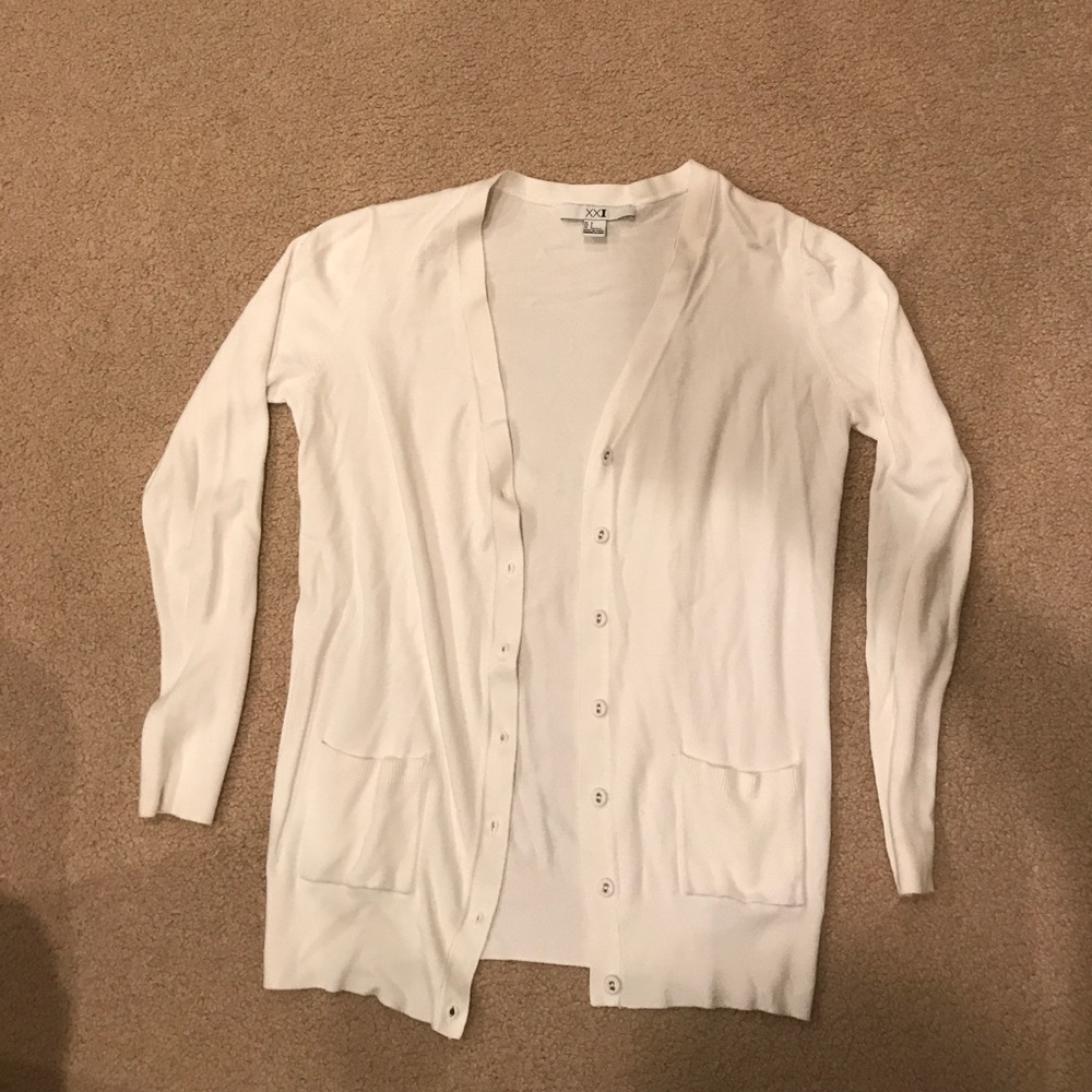 Forever 21 Cream Sweater