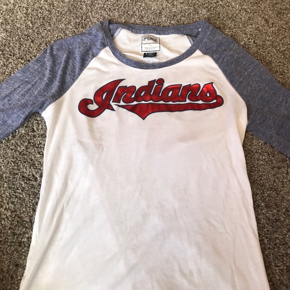 RARE VS PINK Cleveland Indians Baseball Tee