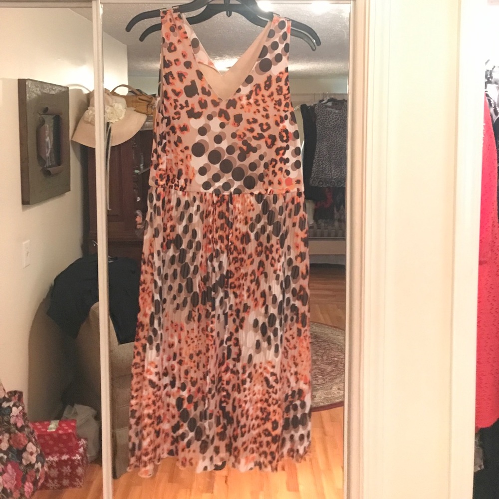Printed Sheer Dress
