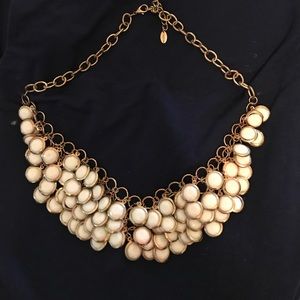 White chunky necklace