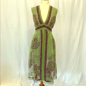 Anna Sui for Anthropologie silk dress