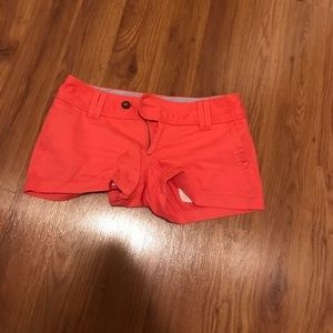 Red camel shorts