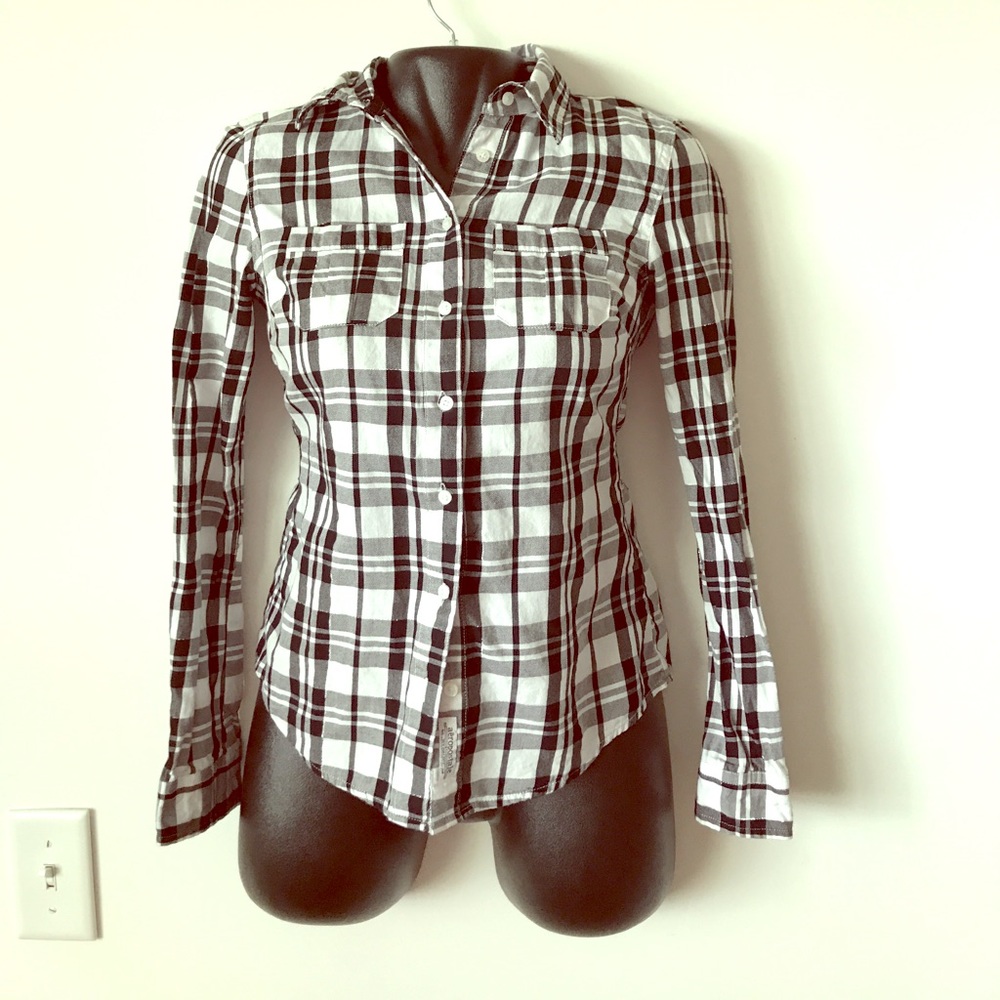 Aeropostale Sz S Plaid Top