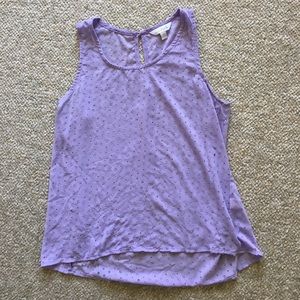 Sheer Lilac Tank Top