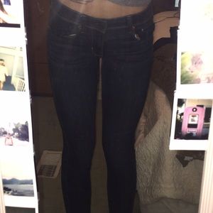 Dark wash regular waist American Eagle jeans