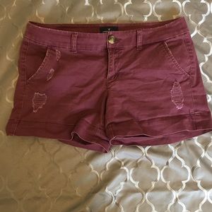 American eagle outfitters. Burgundy shorts