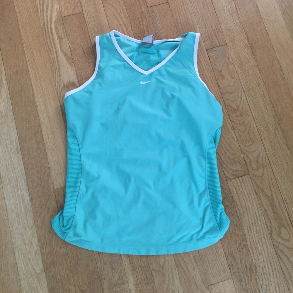 Mint green workout top