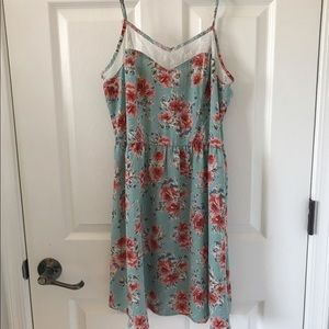 Floral Spaghetti Strap Summer Dress