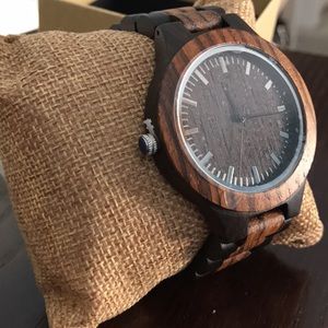 Analog Wooden Watch