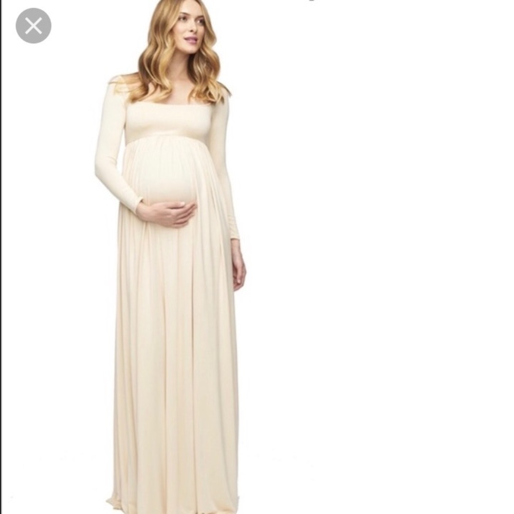Rachel Polly Maternity Isla dress in cream XS
