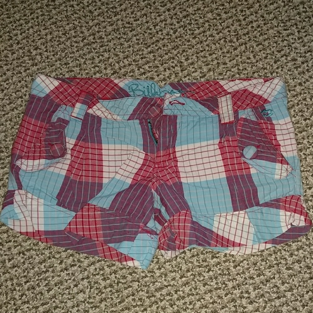 Billabong plaid shorts