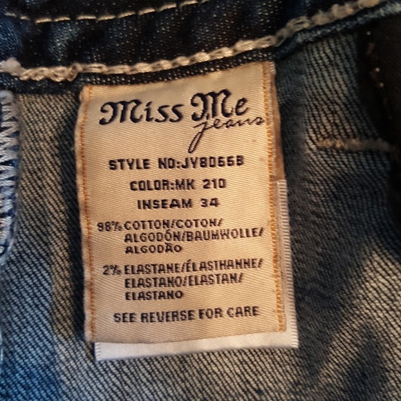 Sold💥MISS ME JEANS SIZE 30💥 - Picture 6 of 8