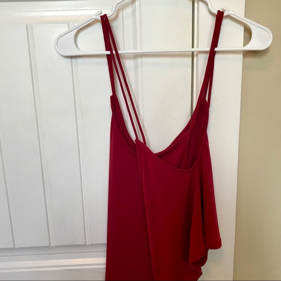 Silence + Noise Maroon Crossback Tank - Picture 3 of 3