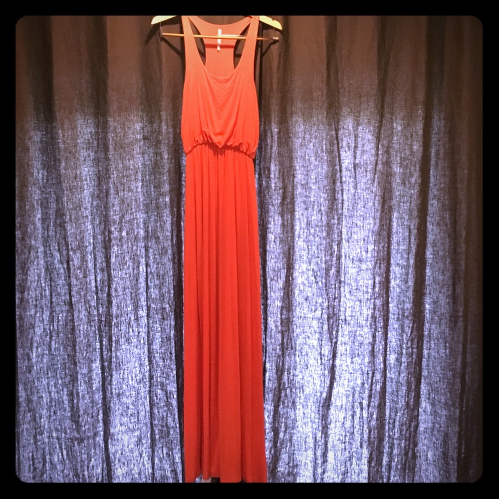 Coral Maxi Dress
