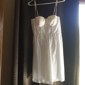 MODA International white eyelet dress