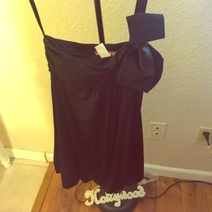 One strap prom dress