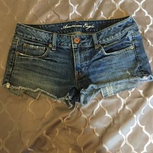 American eagle jean shorts