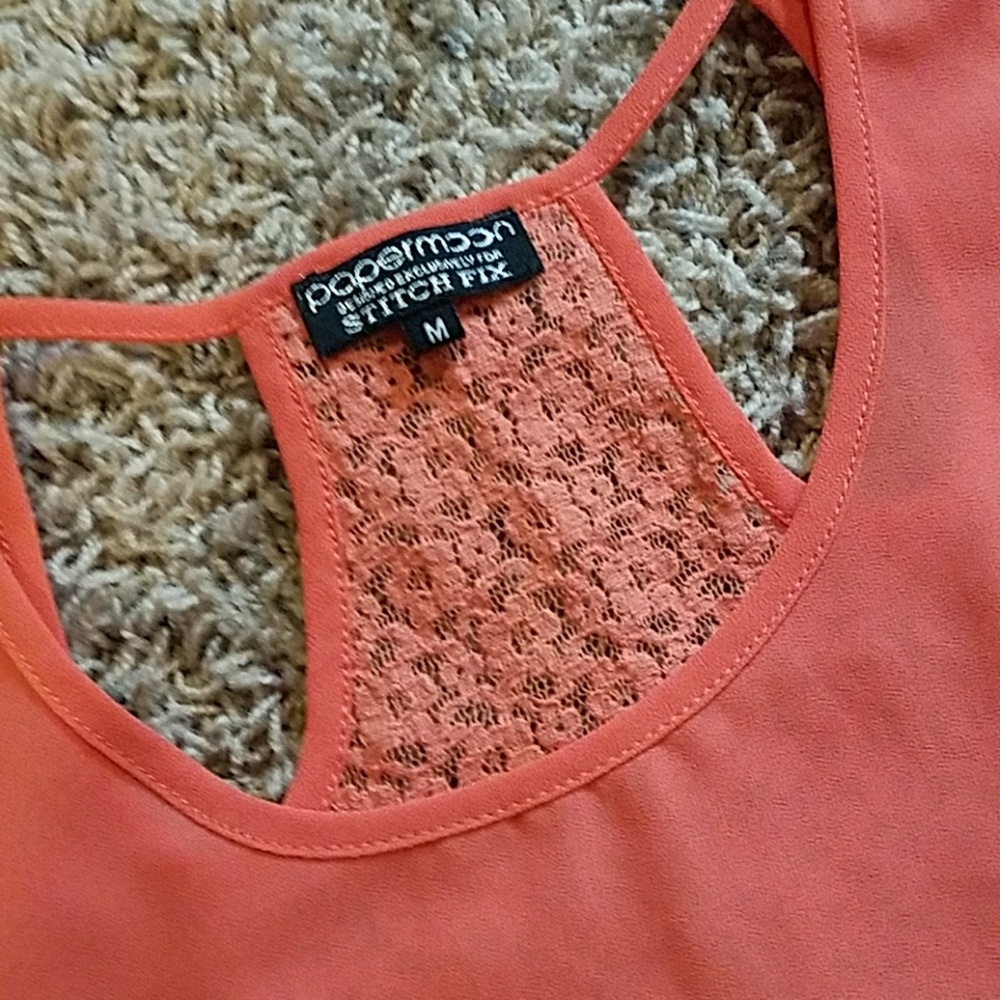 Coral StitchFix top