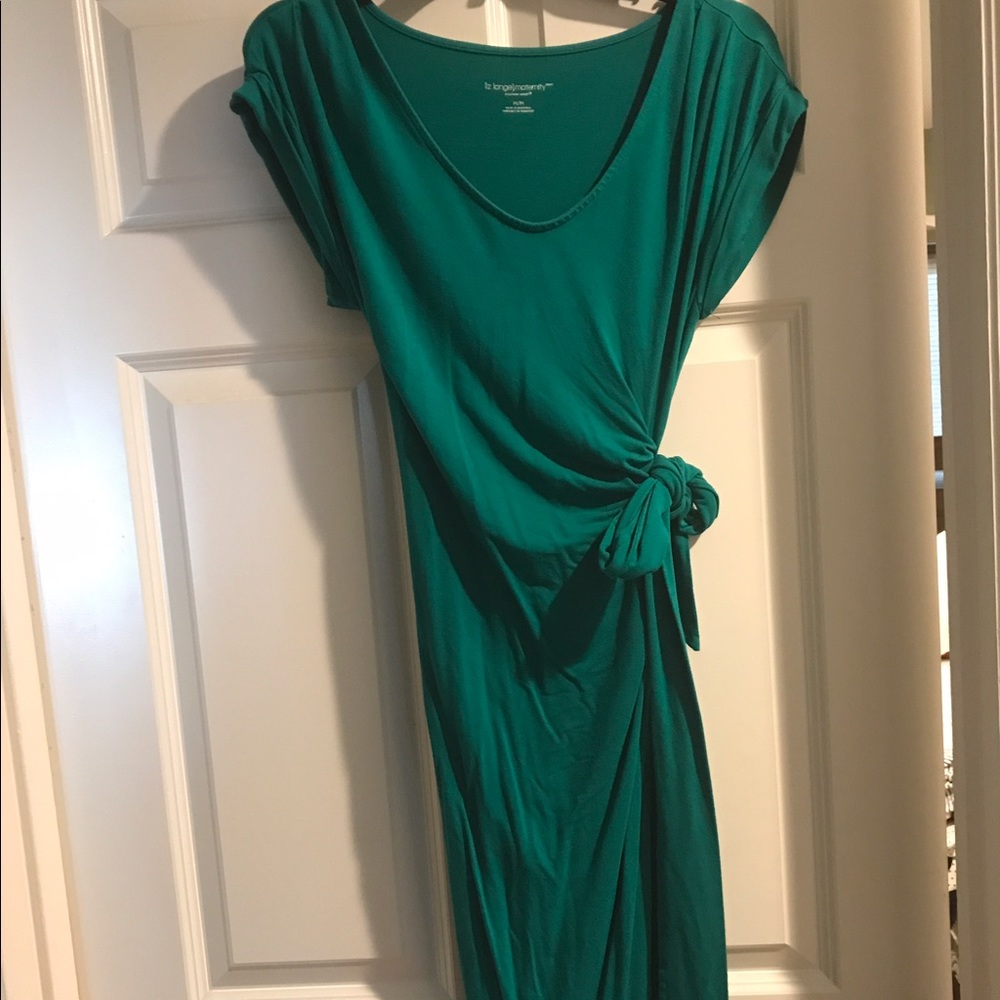 Liz Lange green dress