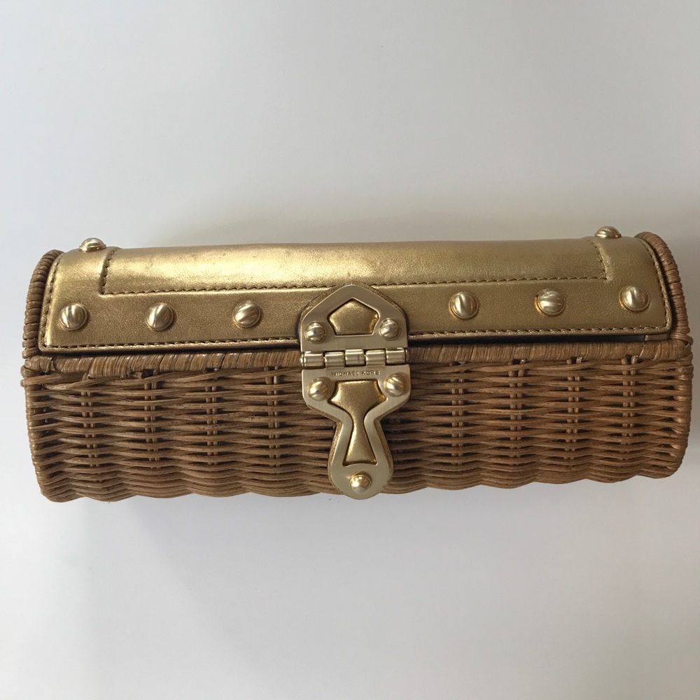 Michael Kors Santorini Rattan Clutch