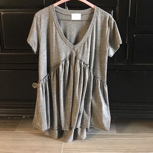 Anthropolgie Ruffle Tee