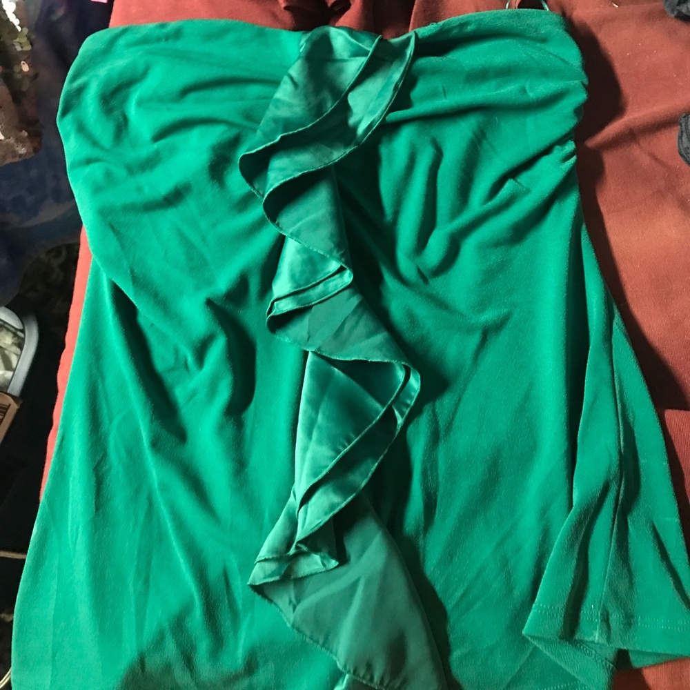 The Limited green tube top