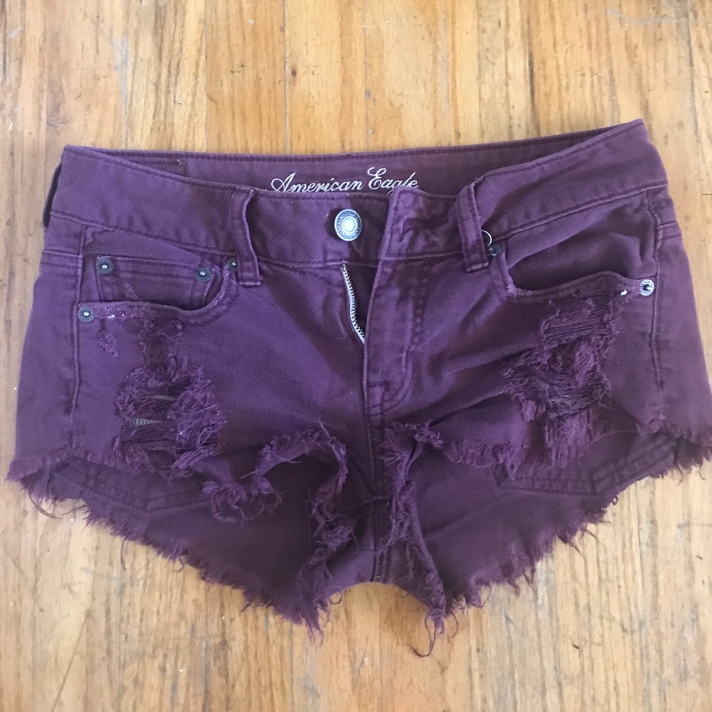 Maroon shorts