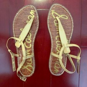 🆕 Sam Edelman thong sandals nude 7.5