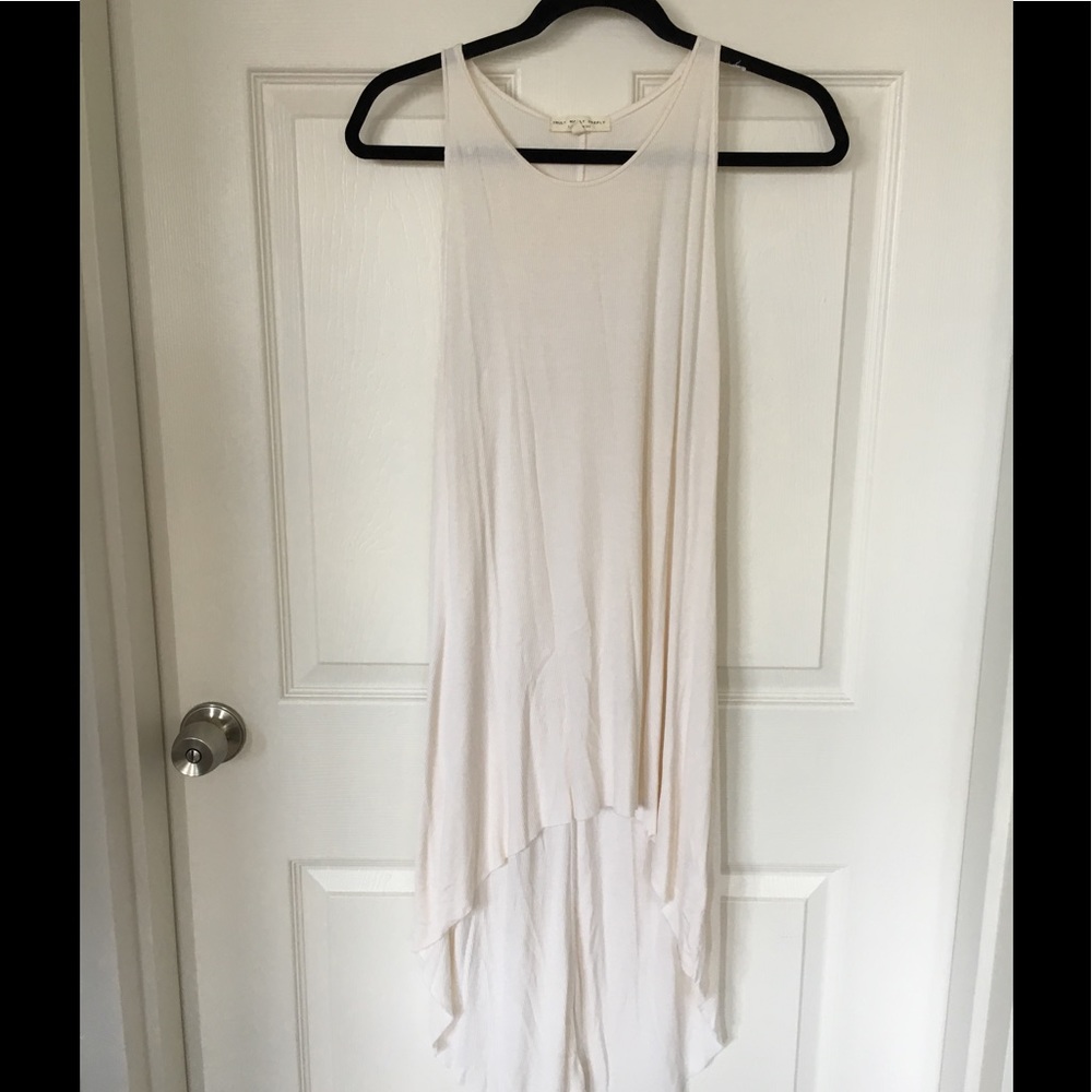 Truly Madly Deeply high-low ribbed tank tunic